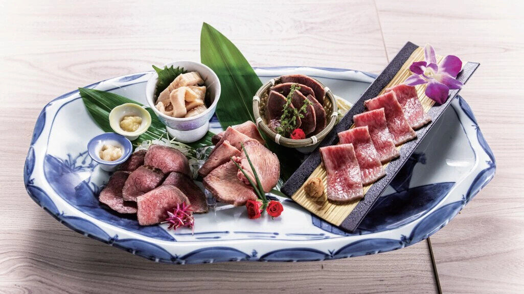 鮮肉 牛刺し五種盛り
